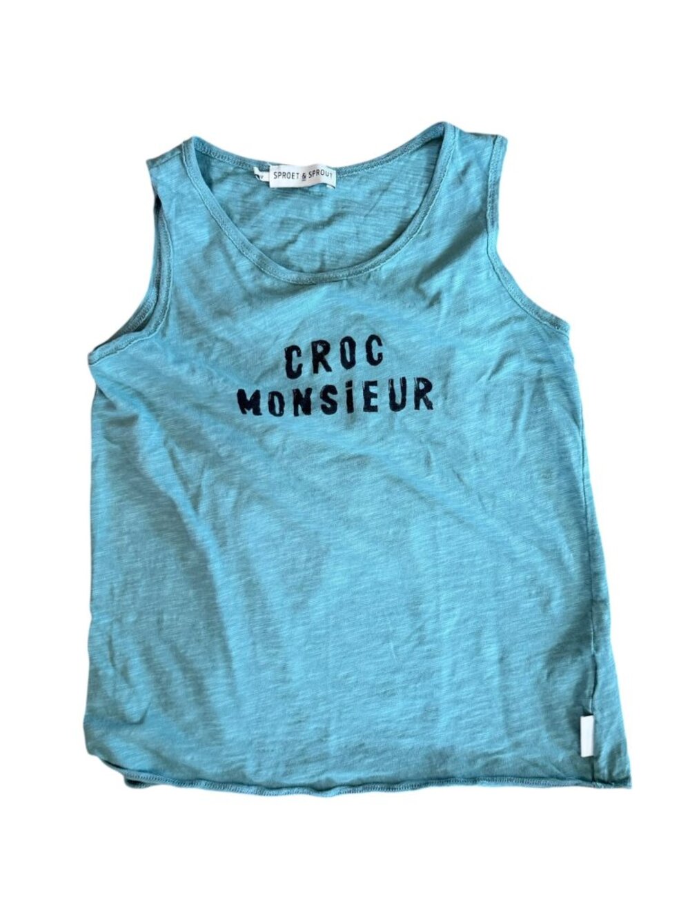 Sproet & Sprout Croc Monsieur Tank Top 100% Organic Cotton
